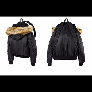 Fenty Bomber-Jacket Backpack